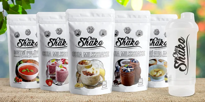 Chia Shake koktejly a jiné dobroty plné vitamínů