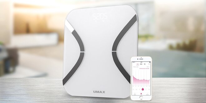 Chytrá váha Umax Smart Scale s mobilní aplikací