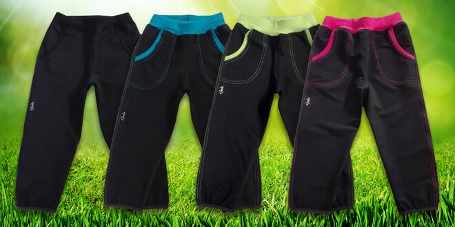Letní dětské softshellové kalhoty značky Gudo