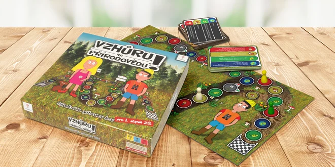 Desková hra Vzhůru na přírodovědu! pro děti od 8 let
