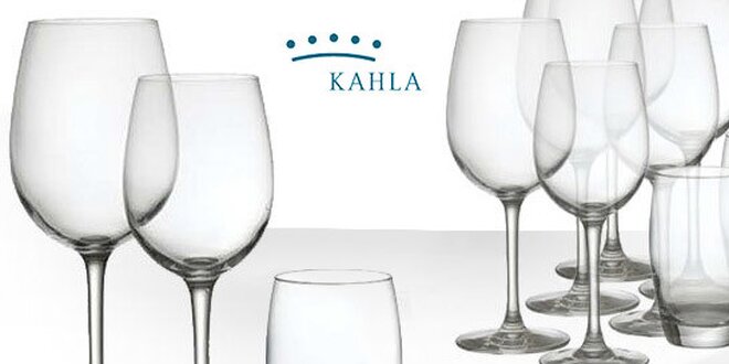 12dílná sada sklenic značky Kahla