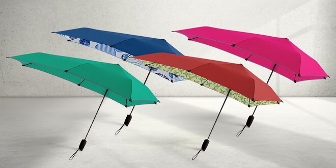 Inovativní skládací deštníky značky Senz°