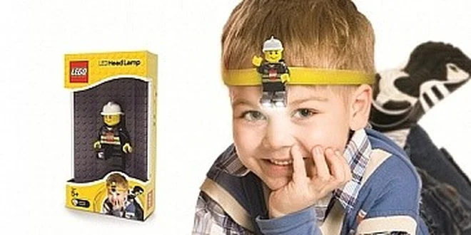 Zábavná LEGO čelovka pro Vaše děti