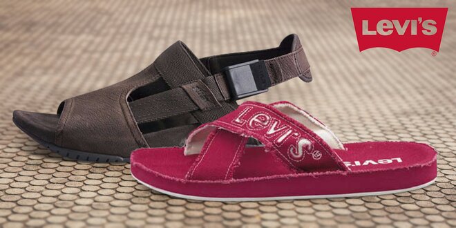 Pánské letní boty Levi's: pantofle i sandály