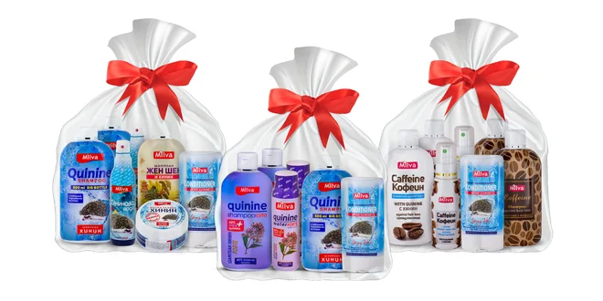 Balíčky kvalitnej vlasovej kozmetiky Milva