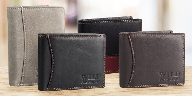 Pánské peněženky Wild z pravé kůže