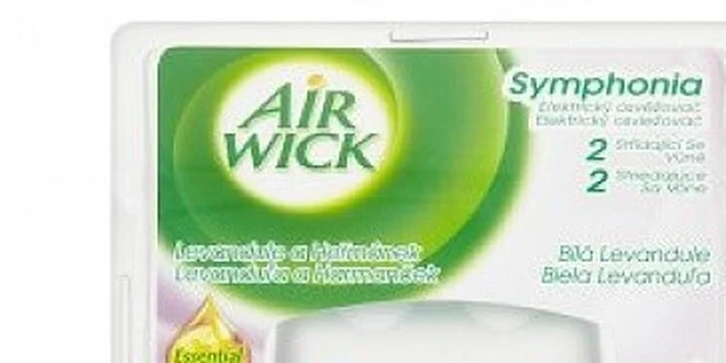 AIR WICK elektrický osvěžovač vzduchu se dvěma vůněmi + strojek zdarma!