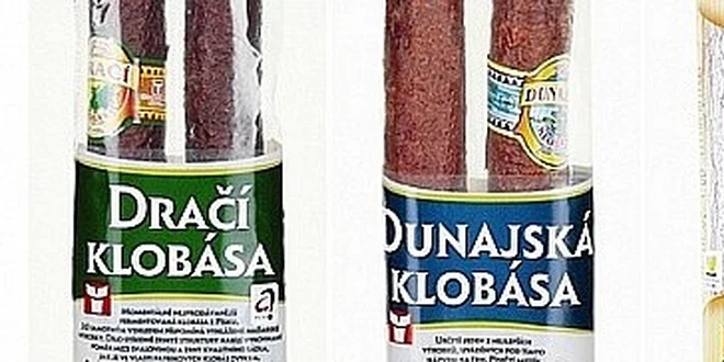 Balíček tří klobás - Dunajská, Dračí, Orlík