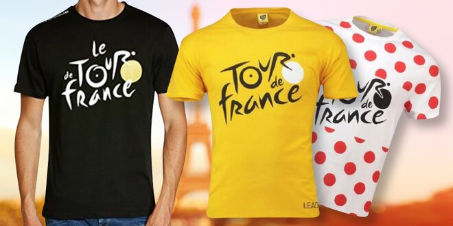 Oficiální pánská a dámská trička Tour de France