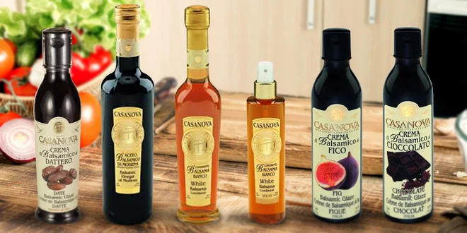 Italské octy balsamico: mnoho příchutí