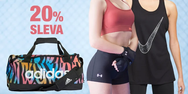 Sleva 20 % na zboží značek Under Armour, Adidas a Nike