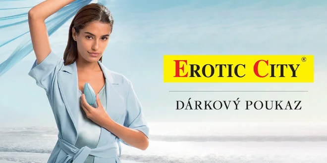 Dárkové poukazy do Erotic City: 500 až 2000 Kč
