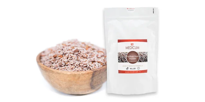 Balenie rozpustnej vlákniny Psyllium husk