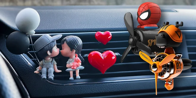 Originální vůně do auta: květiny, kachna i Spider-Man