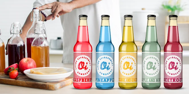 Oi® kombucha: káva, malina aj degustačný balíček