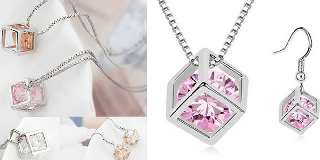 Nádherný set šperkov - SWAROVSKI ELEMENTS , poteší každú ženu