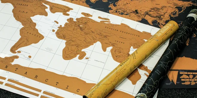 Stieracia cestovateľská mapa DELUXE EDITION