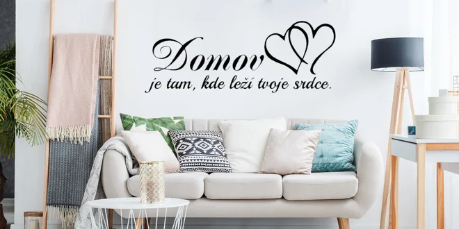 Nápadité samolepky na stenu v rôznych motívoch