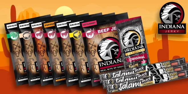 11 balíčků sušeného masa Jerky včetně dopravy