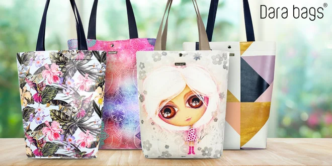 Ručně vyráběné prostorné kabelky Dara bags