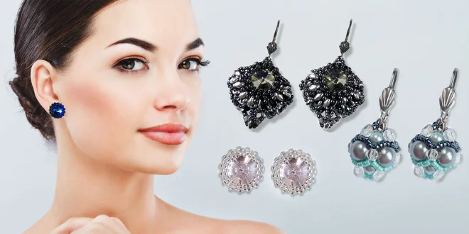 Originálne dámske handmade náušnice: 15 druhov