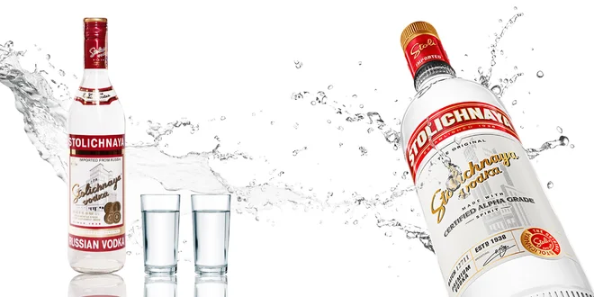 Vodka Stolichnaya, Carat Trnkovica a Černicovica, ale aj Georgian Brandy Black