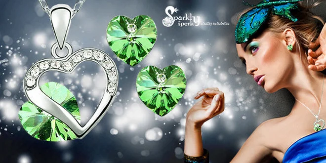 Šperkový set Swarovski elements