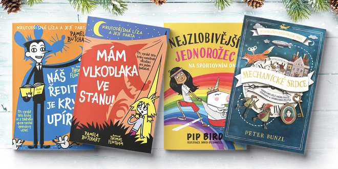 Zábavné i bláznivé knihy pro děti od 3 do 12 let