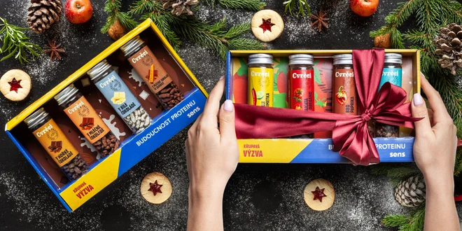 Dárkový set křupavých cvrčků ve zkumavkách: 8 chutí