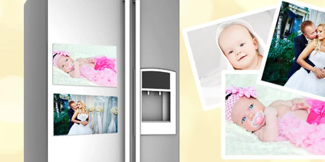 Krásné čtyři fotomagnetky na lednici včetně poštovného