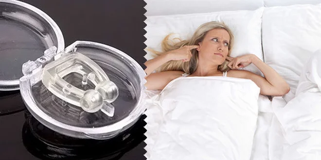 Praktická pomôcka proti chrápaniu NOSE CLIP