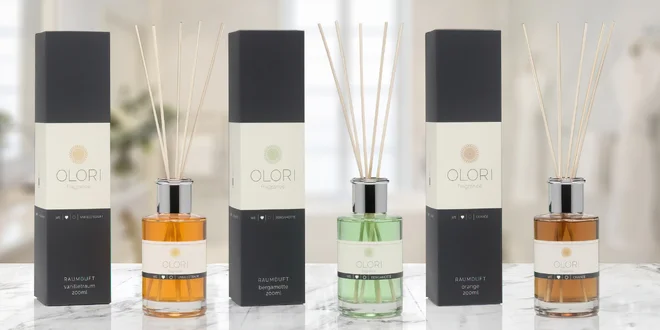 Aroma difuzéry Olori: 12 svěžích i smyslných vůní