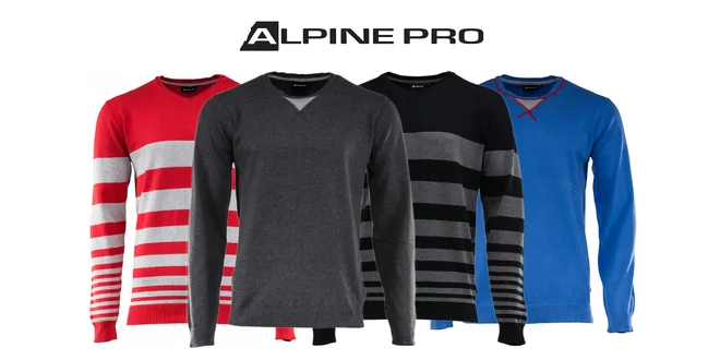 Pánske svetre Alpine Pro
