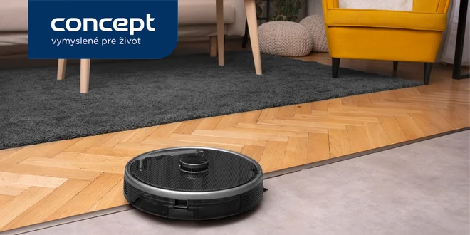 Robotický vysávač s mopom 3v1 Laser UVC Concept