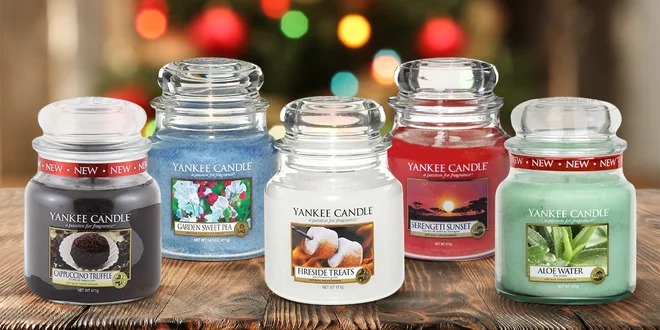 Vonné svíčky Yankee Candle: až 90 hod. hoření