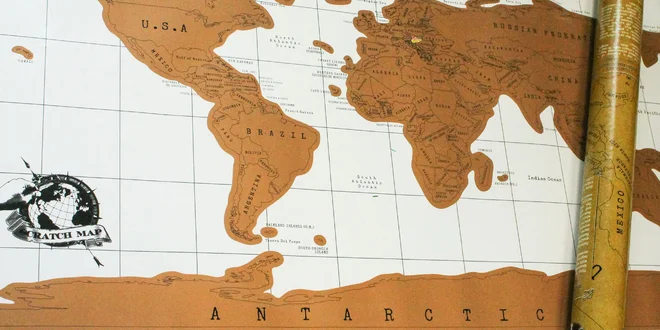 Stieracia cestovateľská mapa DELUXE EDITION