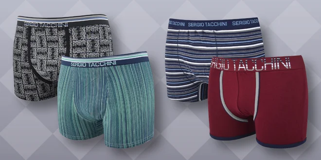 Pohodlí pro pány: značkové boxerky Sergio Tacchini