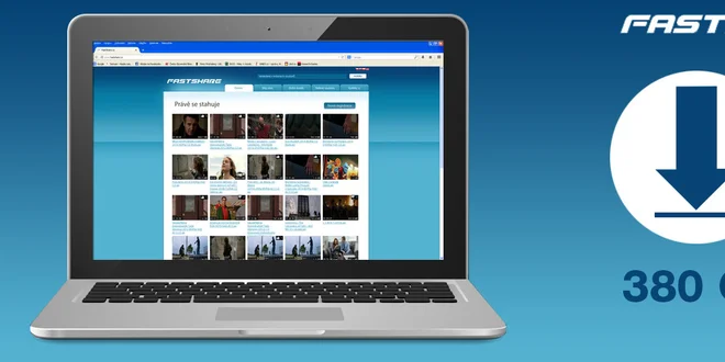 FastShare.cz - kredit 380 GB na hudbu, videa i data!