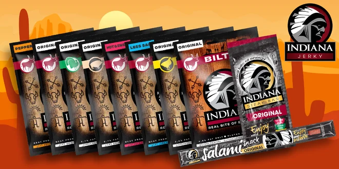 10 balíčků sušeného masa Jerky včetně dopravy