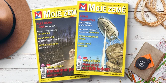 Roční předplatné časopisu Moje země s bonusem