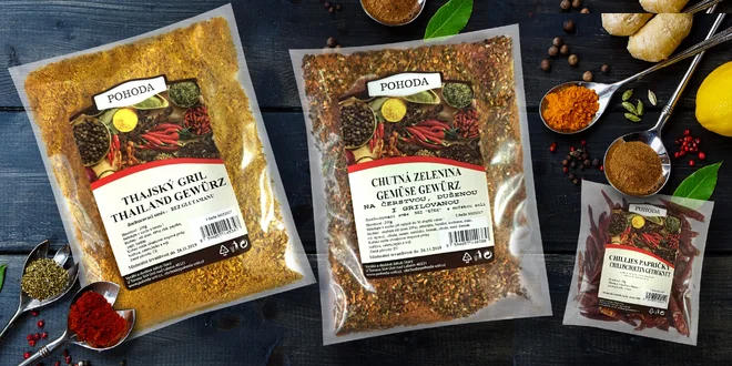 Provoňte kuchyni 17 druhy koření od Pohody