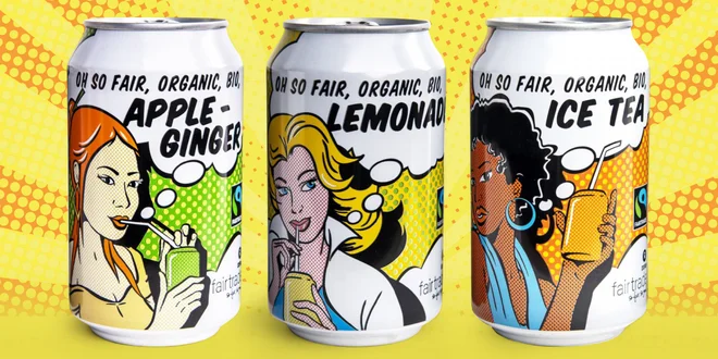 Bio fair trade limonády ve 3 osvěžujících příchutích