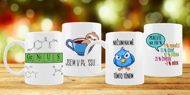 Vtipné hrnečky nejen pro milovníky kávy a čaje
