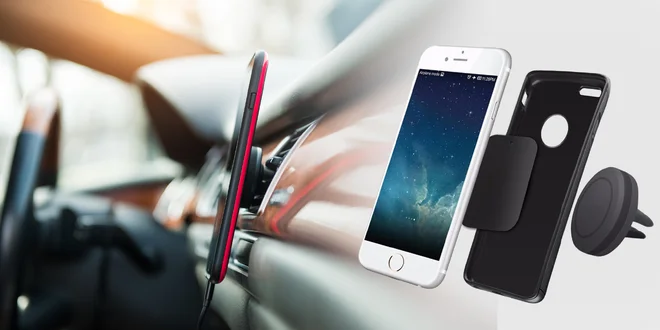 Silné magnetické držáky na mobil s i bez kloubu