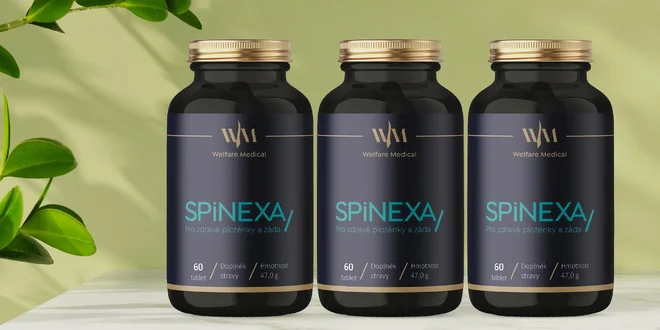 Spinexa: doplněk stravy pro zdravé ploténky a záda