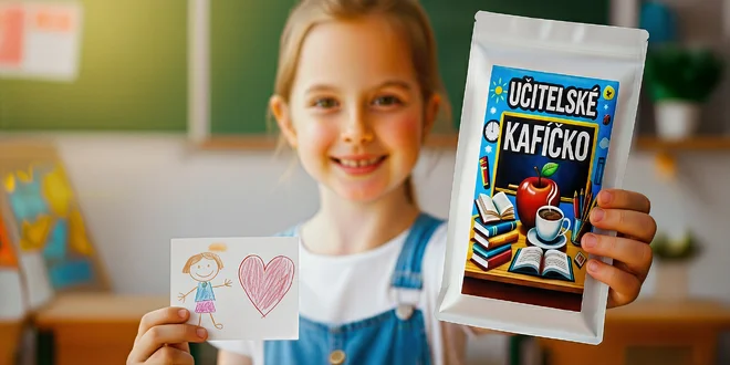 Dárkové zrnkové kávy i čaje pro mámy, táty, lásky a další