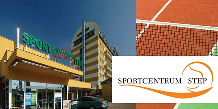 999 Kč za permanentku na 10 hodin tenisu ve Sportcentru Wellness Hotelu Step namísto 2200 Kč. Zajistěte si tenis na venkovních kurtech na celé léto!