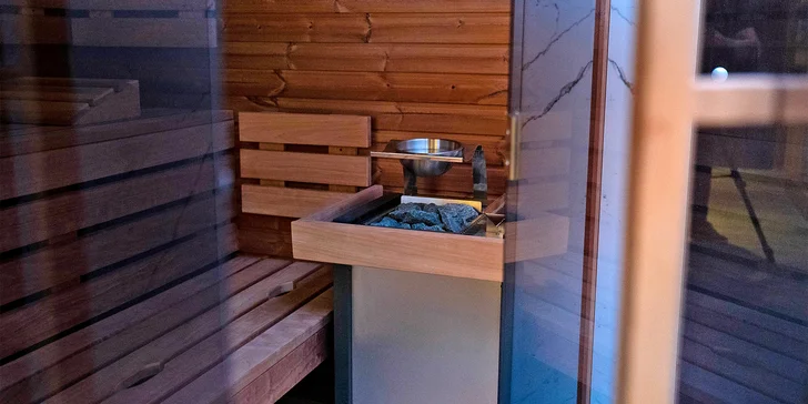 Vybrat si můžete mezi finskou, parní, nebo bylinnou aroma saunou. 