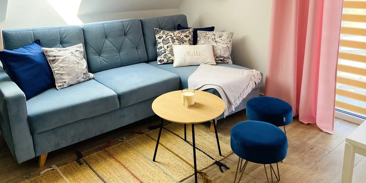 Na výber sú apartmány pre dvoch alebo pre celú štvorčlennú rodinu.