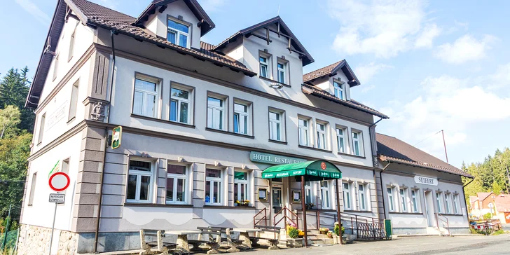 Aktivní relax v Krušných horách: snídaně či polopenze a zapůjčení ferratových setů